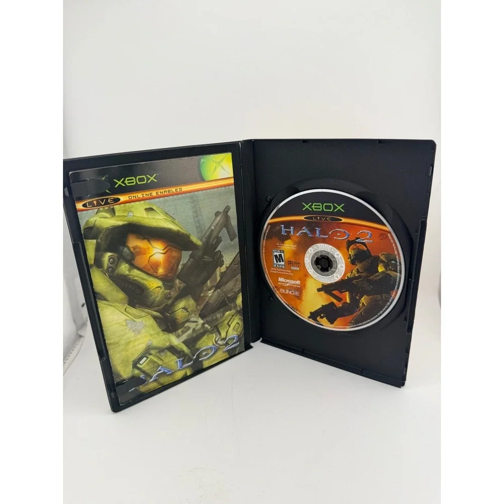 Halo 2 Microsoft Xbox Game with Manual GameStop EB Games Case NTSC-U/C 2004